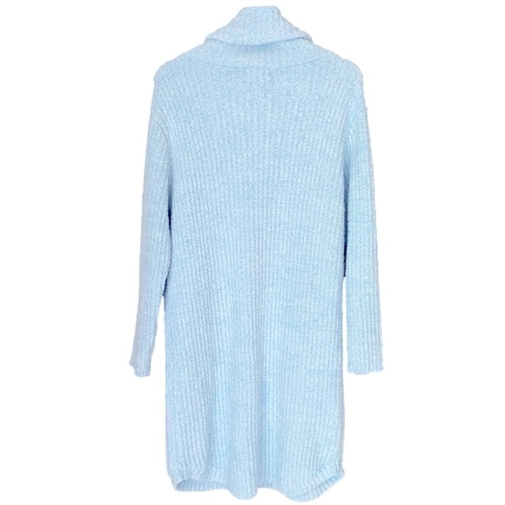 SOFTIES Lounger Marshmallow Soft Slouch Turtleneck Long Sleeve Blue Women S/M - Picture 4 of 13